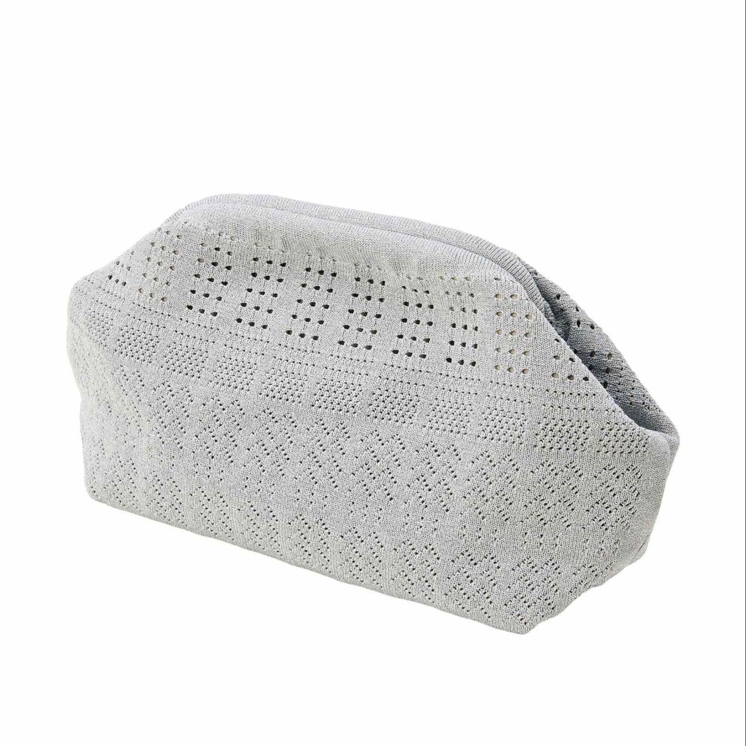 Rosalia Clutch - Silver Glitter Lace